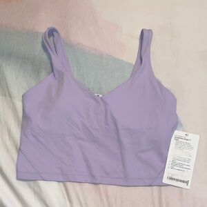 Lululemon Align Tank Top Women Side 10 Lilac Ether NEW